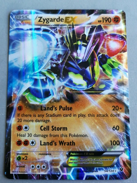 Pokémon :  Zygarde Ex 54/124 - VO - Fates collides