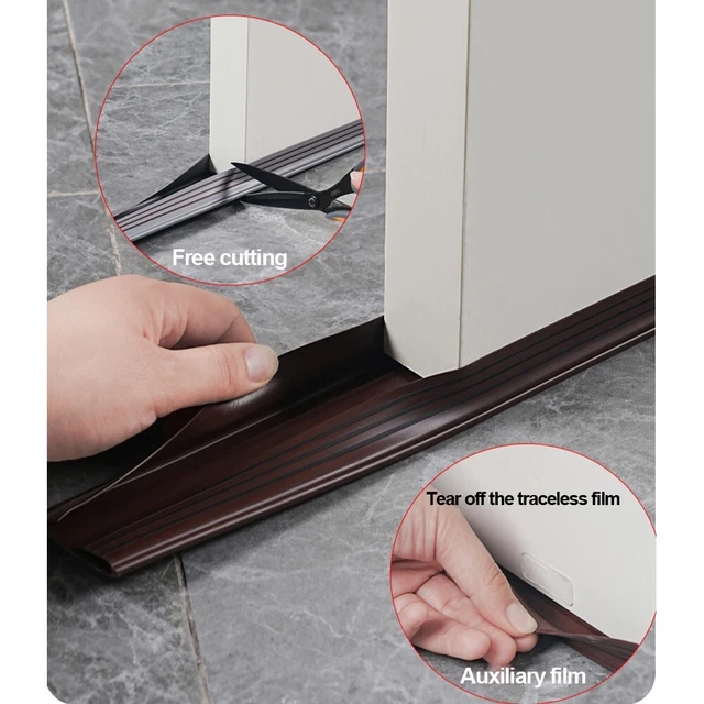 Ruban anti-vent auto-adhésif pour porte coupe-vent 93 cm ruban d'exclusion de c