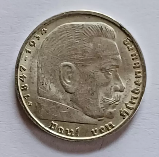 Deutsches Reich 2 Reichsmark 1938 B Silber