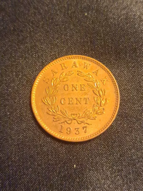 Malaysia/Sarawak 1937 - 1 Cent - Bronze