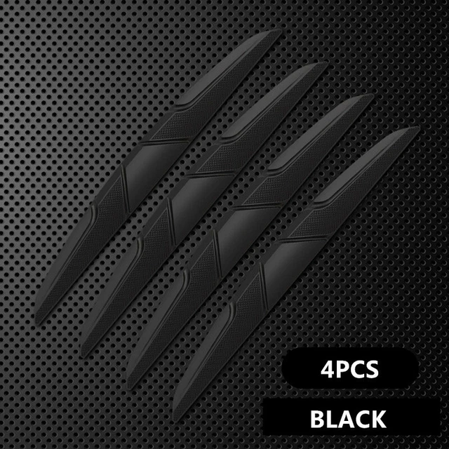 4x Universal Car Door Edge Guard Bumper Anti-Scratch Protector Strip Accessories