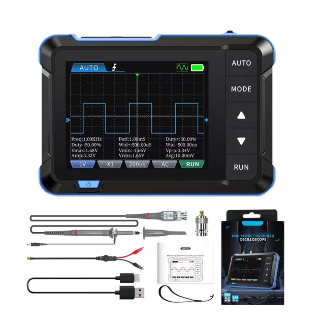 Générateur de signaux oscilloscope numérique portable FNIRSI DSO153 analyse p