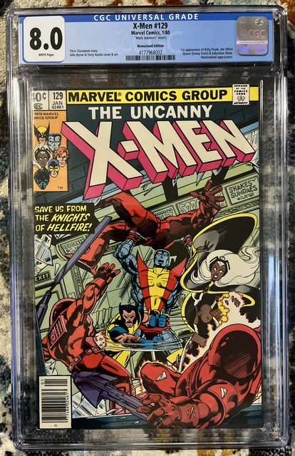 Uncanny X-Men #129 CGC 8.0 Mark Jewelers Newsstand 1st Kitty Pryde Emma Frost