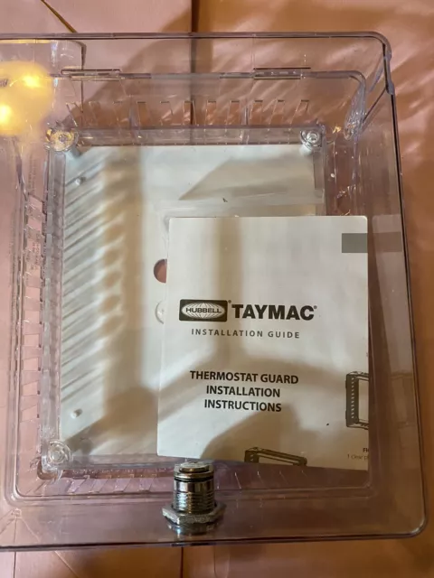 Taymac ZTC200 Clear Plastic Thermostat Guard-Low Profile Size M
