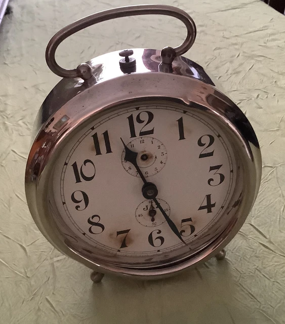 JAZ ANCIEN REVEIL Mecanique A Repetition Fonctionne EUR 19,99 - FR