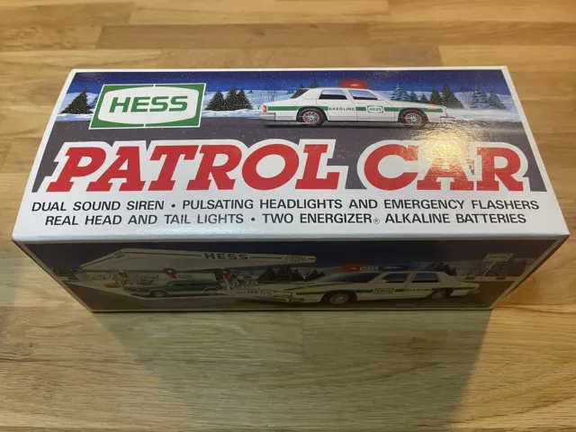 1993 Hess Truck Patrol Car In Original Box