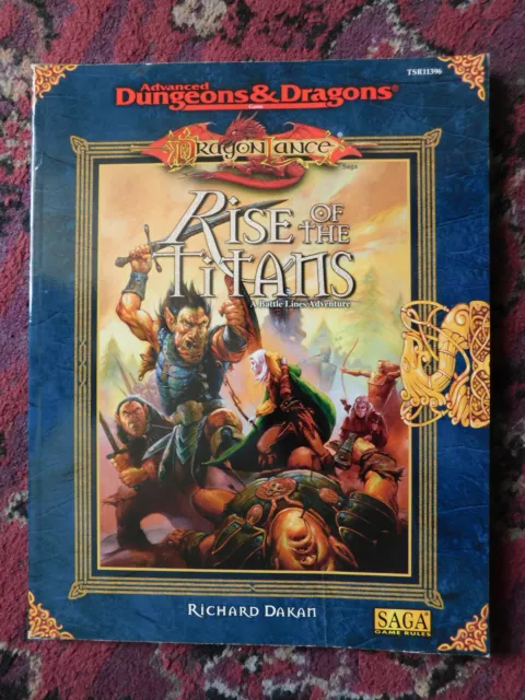 Dragonlance Rise of the Titans A Battle Lines Adventure Advanced Dungeons Dragon