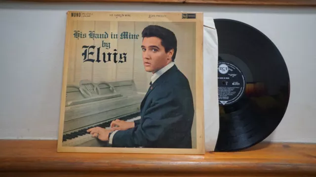 Elvis Presley ,His Hand In Mine,Vinyl LP Album Record MONO 1960, VG