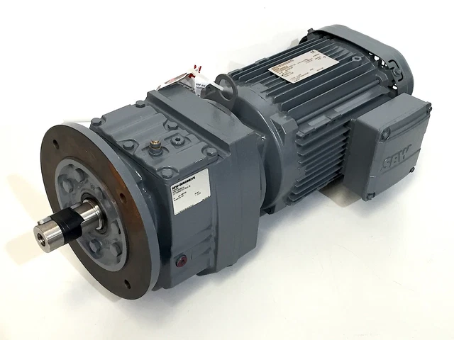 SEW-EURODRIVE RF47 ELECTRIC Gearmotor DRN90L4 1461/62 rpm 3 Phase 1.5kW ...
