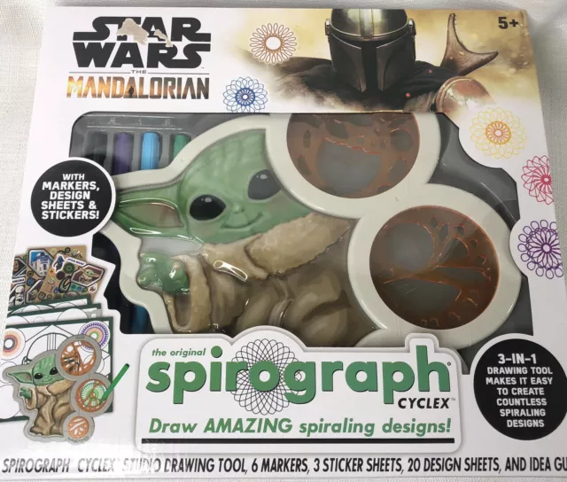 The Mandalorian Spirograph Cyclex Studio Grogu Disney Star Wars Baby Yoda Design