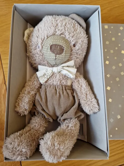 mamas & papas Boris Bear Comforter/ Soother / Hug Toy From Millie And Boris