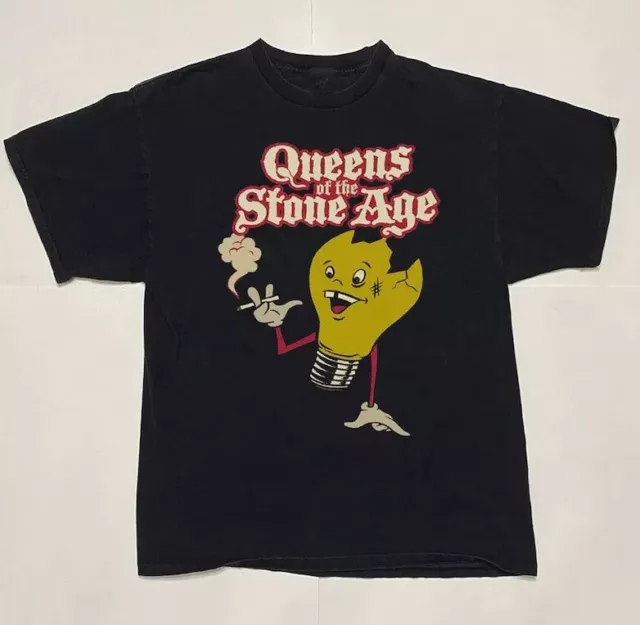 Queens Of The Stone Age Era Vulgaris Graphic T-Shirt, Qotsa Rock Band Tour Tee