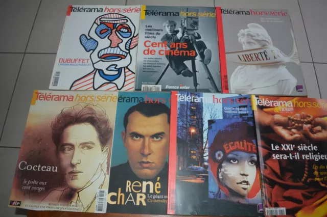 Lot de 7 magazines revues TÉLÉRAMA HORS-SÉRIE LIVRAISON OFFERTE !!!!!!!!!!!!!!!!