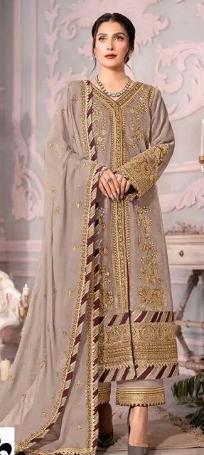 Bollywood Indian Heavy Anarkali Bridal Salwar Kameez Pakistani Dress Party Suit