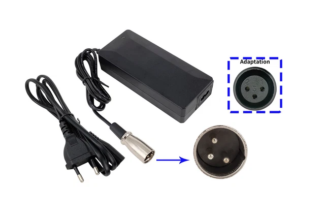 Chargeur 36V 2A Pour Vélos électriques Hilltecks, Pliant, Compact, Work, Wattitud E-Bob - Neuf Sous Emballage