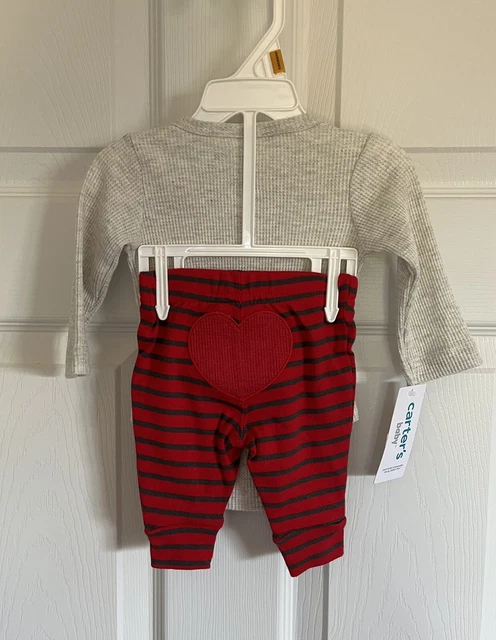 New Baby Girl Boy Clothes Carters Newborn Bodysuit Pants Set 2 PC 3