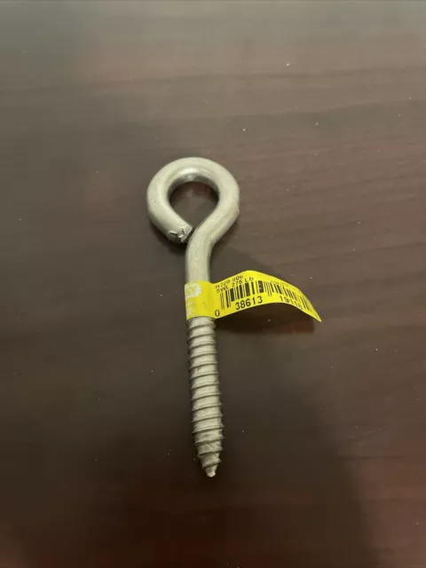 Stanley / National Hardware N22-806 stainless steel  lag screw eye 3/8” x 4 1/2”
