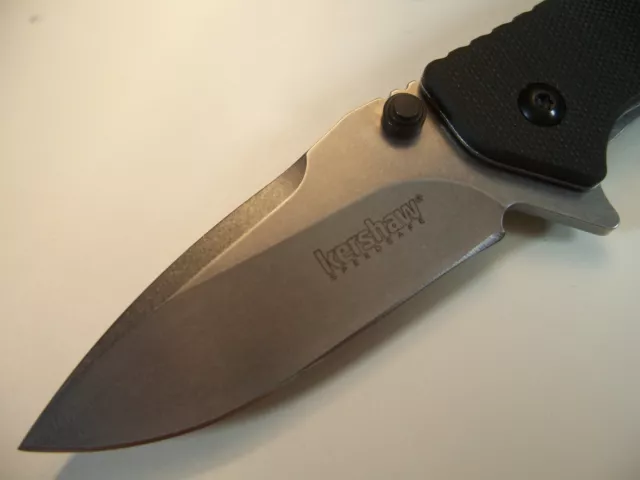 KERSHAW - CRYO Hinderer G-10 Spring Assisted Speedsafe FLIPPER Knife KAI 1555G10 3