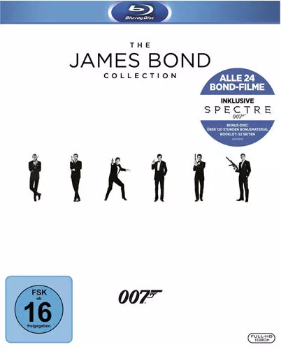 BOND 007  24-MOVIE-COLLECTION (BR) 2016 24 Disc - MGM  - (Blu-ray Video / Actio