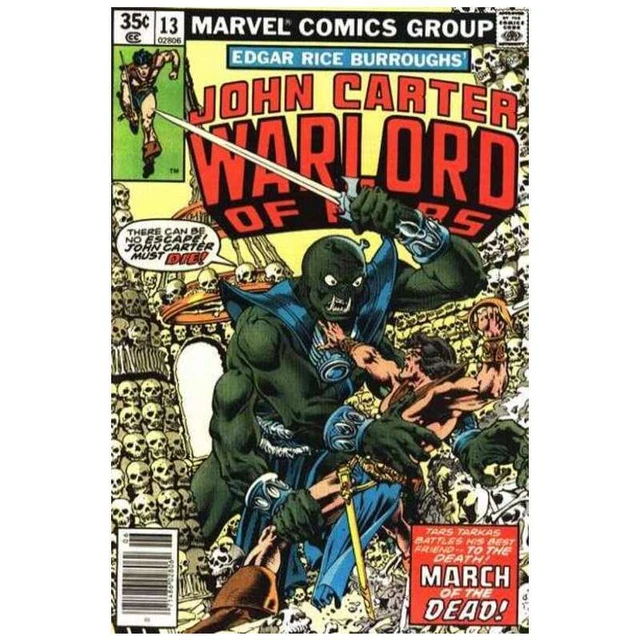 John Carter: Warlord of Mars (1977 series) #13 in VF cond. Marvel comics [k/
