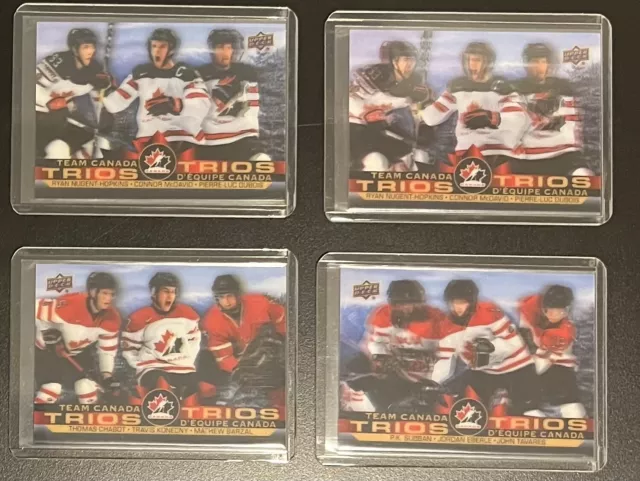 2021-22 Upper Deck Tim Hortons TEAM CANADA TRIOS - You Pick! (Combined Ship!) mc