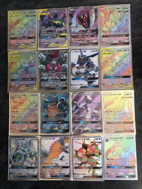 Pokemon Ho-Oh GX Rainbow Rare Pokemon Ho-Oh GX SM80 Rainbow Hyper Rare Full  Art Promo  Lightly Played (LP) Ho-oh 065/L-P LP: Legends Promos