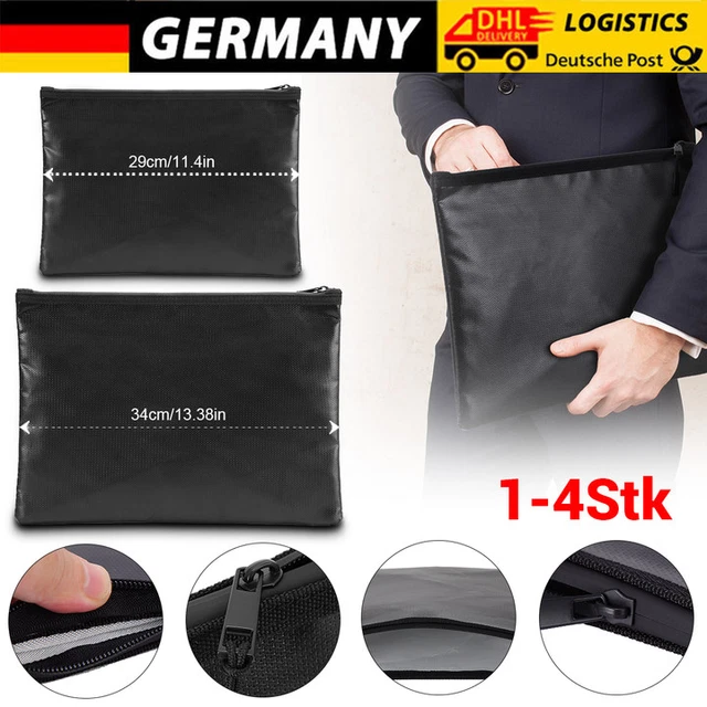 Feuerfeste Dokumententasche Wasserdicht Feuersichere Geldkassette Lagerung Safe Feuerfeste Dokumententasche Wasserdicht Feuersichere Geldkassette Lagerung Safe