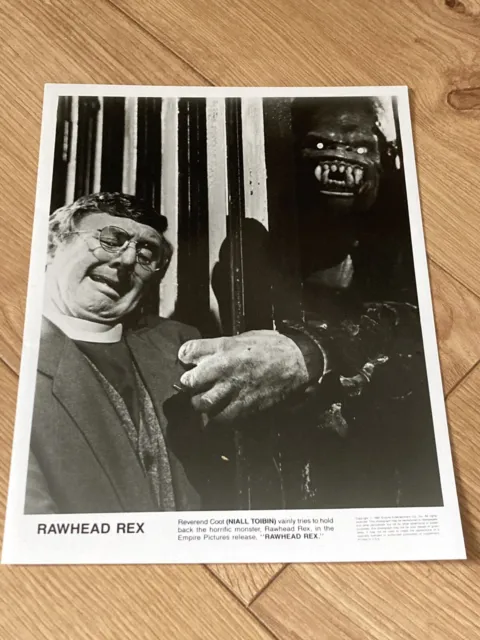 Rawhead Rex - rare original 1987 press photograph. Clive Barker, Niall Toibin