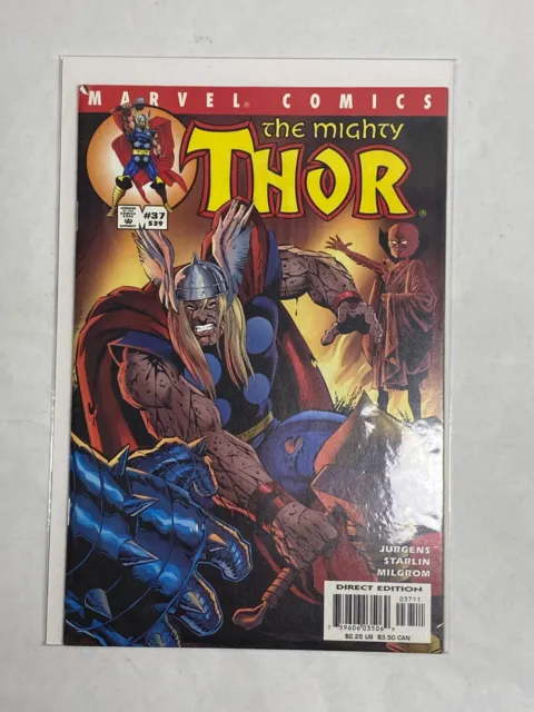 Marvel Comics The Mighty Thor  Dan Jurgens Starlin Milgrom #37 2001 #539 Mint