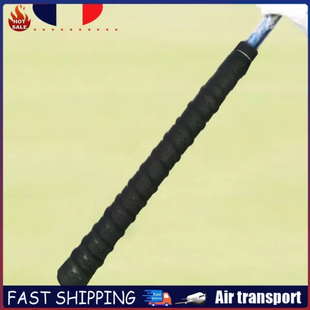 Golf Club Overgrip PU Stays Dry Golf Grip Tape Gift for Golf Enthusiast (Black)