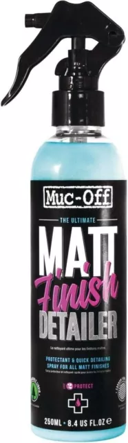 Muc-Off Matt Finish Detailer, 8.5 fl oz Premium Bike Protection Spray MTB/Gravel