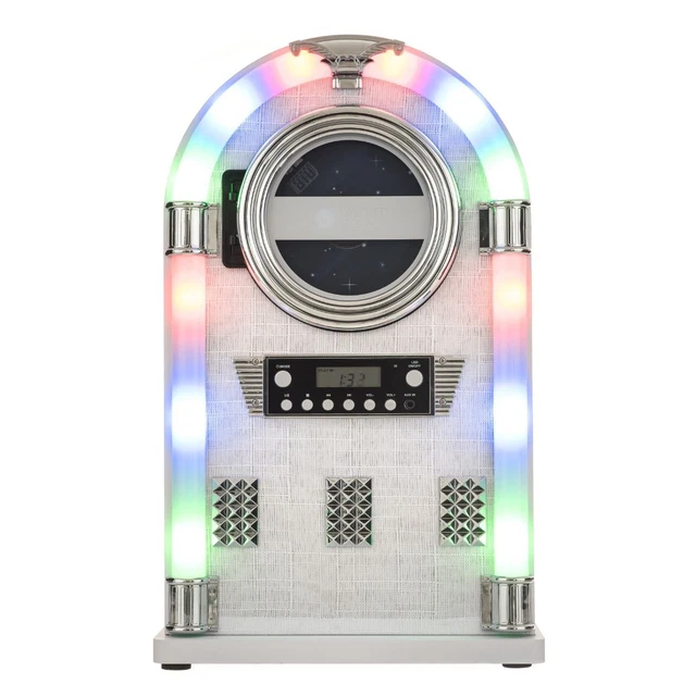 TABLETOP BLUETOOTH CD Player Jukebox With Fm Radio, AUX Input and ...