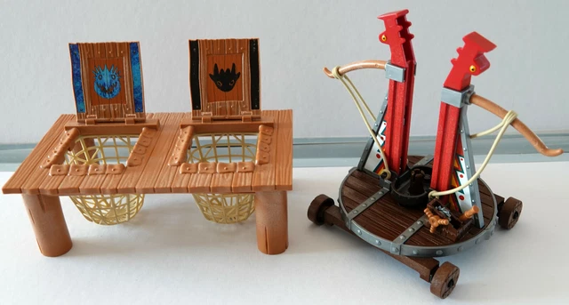 PLAYMOBIL 9249 DRAGONS Eret Et Baliste A 4 Projectiles De Feu EUR 25,00