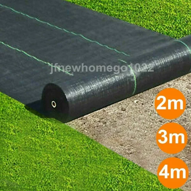 Heavy Duty 100gsm Weed Control Fabric Membrane Garden Ground Cover Landscape Mat