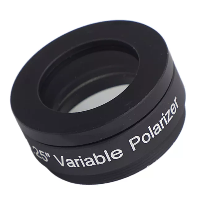 1.25in Telescope Polarizing Filter Variable Linear Double Optical Glass Tele US