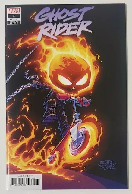 GHOST RIDER #1 SKOTTIE YOUNG VARIANT 2022 NM Marvel