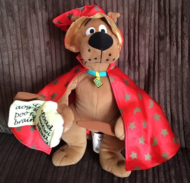 SCOOBY DOO MAGICIAN Wizard Talking Soft Plush Toy 12” Warner Bros Hanna