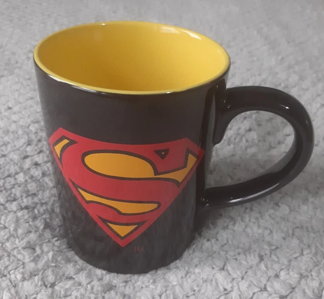 Large Vintage Superman Mug Warner Bros Studio Store 1999 DC Comics