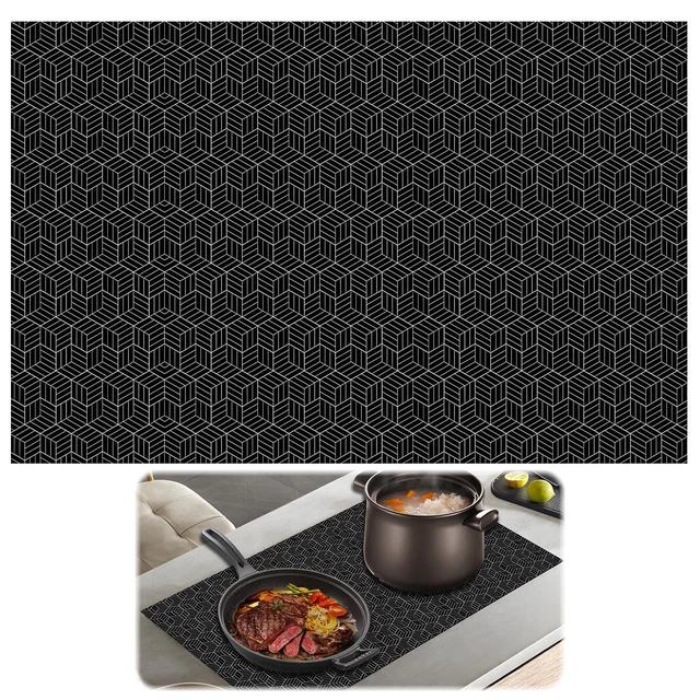 Tappetino Per Piano Cottura Induzione 61.5x53cm - Antiscivolo, Resistente Al Calore Fino A 230°C - Foto 8