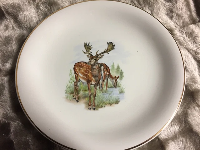 Assiette plate - Cerf