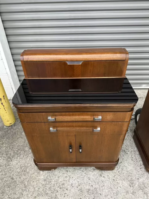 Antique Vintage Art Deco Hamilton Doctor's Cabinet / Mini Bar