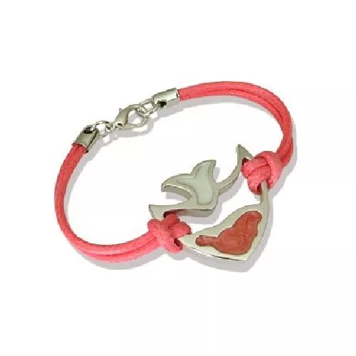 Superbe Bracelet fantaisie Poisson - Rose - Bijoux Neuf