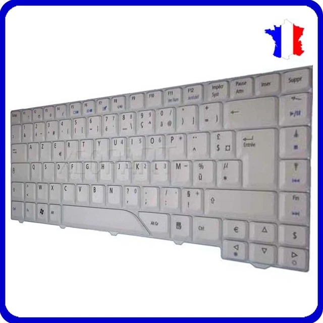Clavier Qwertz Swiss-Allemand Acer Notebook Aspire ES1-732 6B.GH6N2.012 Blanc