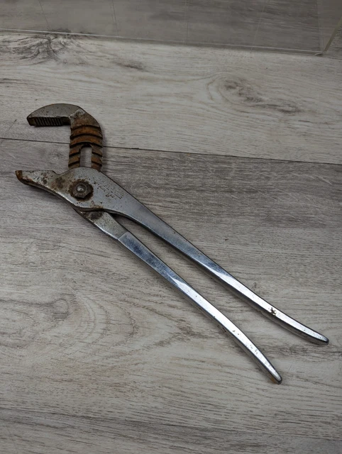 Vintage Blue Point By Snap On HL112 12" Long Slip Joint Pliers USA FREE SHIPPING