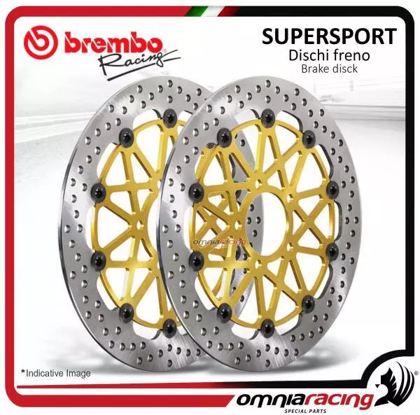 Disques de frein avant Brembo Supersport 310mm pour Suzuki GSXR600 2008-2016