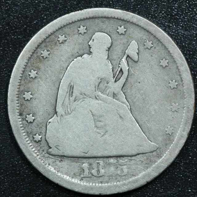 1875 S Seated Liberty Twenty Cent 20c Piece San Francisco