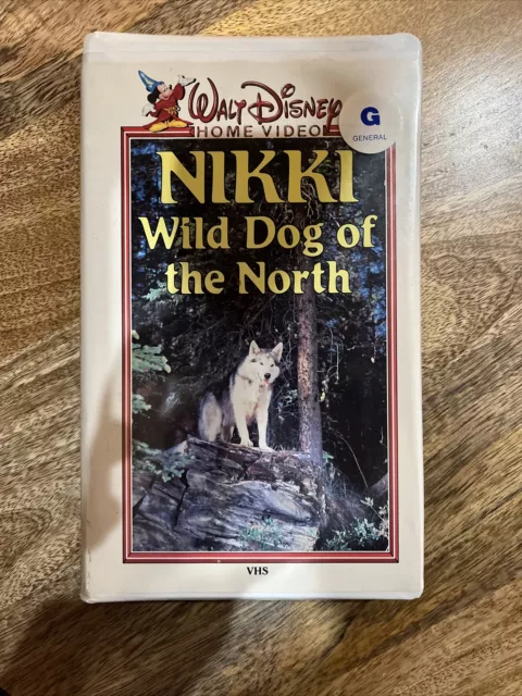 Nikki Wild Dog of the North (VHS, 1981) 1st Print