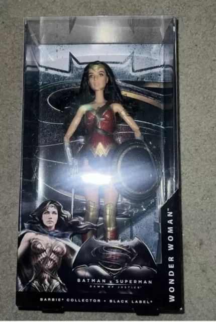 Barbie Black Label Wonder Woman DC Batman Vs Superman Dawn of Justice Doll