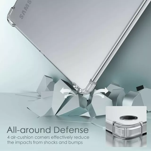 Samsung Galaxy Tab A8 10.5 S7 S8 S9 A9 Plus Ultra A7 S5e Clear Case TPU Silicone 3