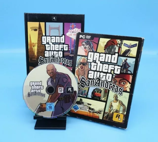 Grand Theft Auto GTA - San Andreas · PC Spiel · Guter Zustand · Pappschuber